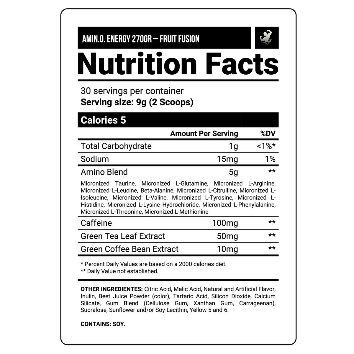 OPTIMUN NUTRITION - AMINO ENERGY 30 SERV - FRUIT FUSION