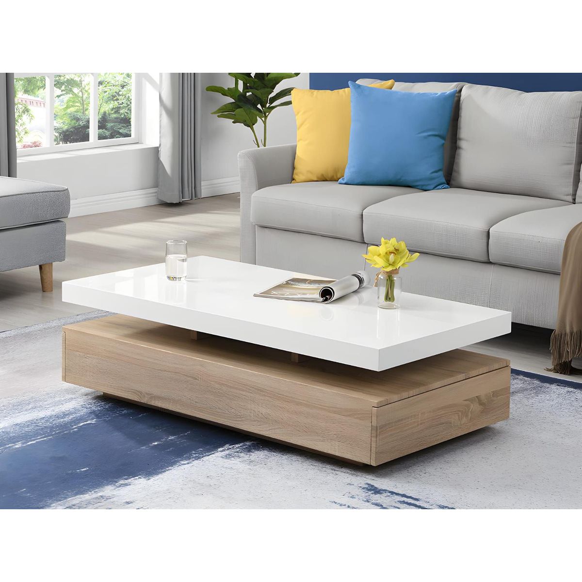 NACION MUEBLES - Mesa de Centro Moderna Thais