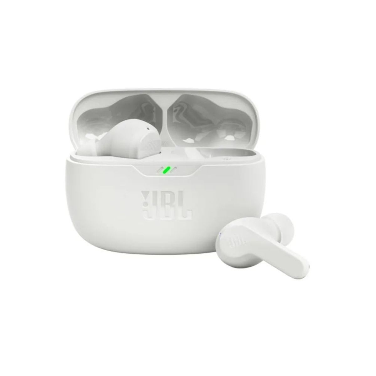 JBL - Audífono JBL Vibe Beam TWS Premium Bluetooth 5.0 - Blanco