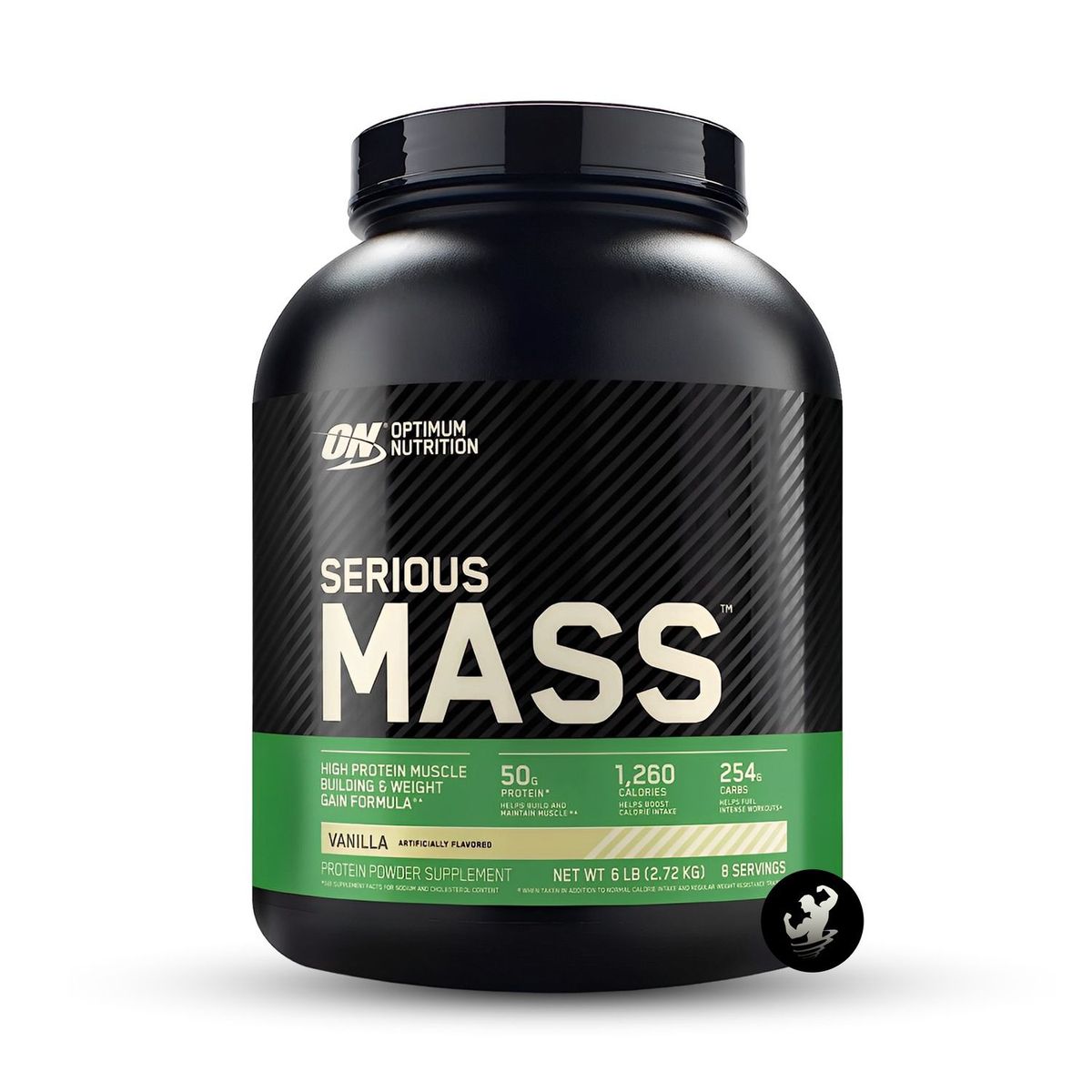 OPTIMUN NUTRITION - SERIOUS MASS 6 LB VANILLA