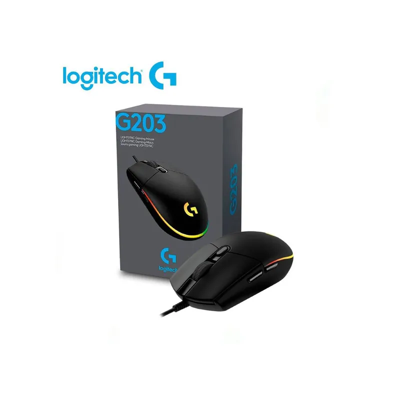 LOGITECH - Mouse Logitech G203 LIGHTSYNC RGB