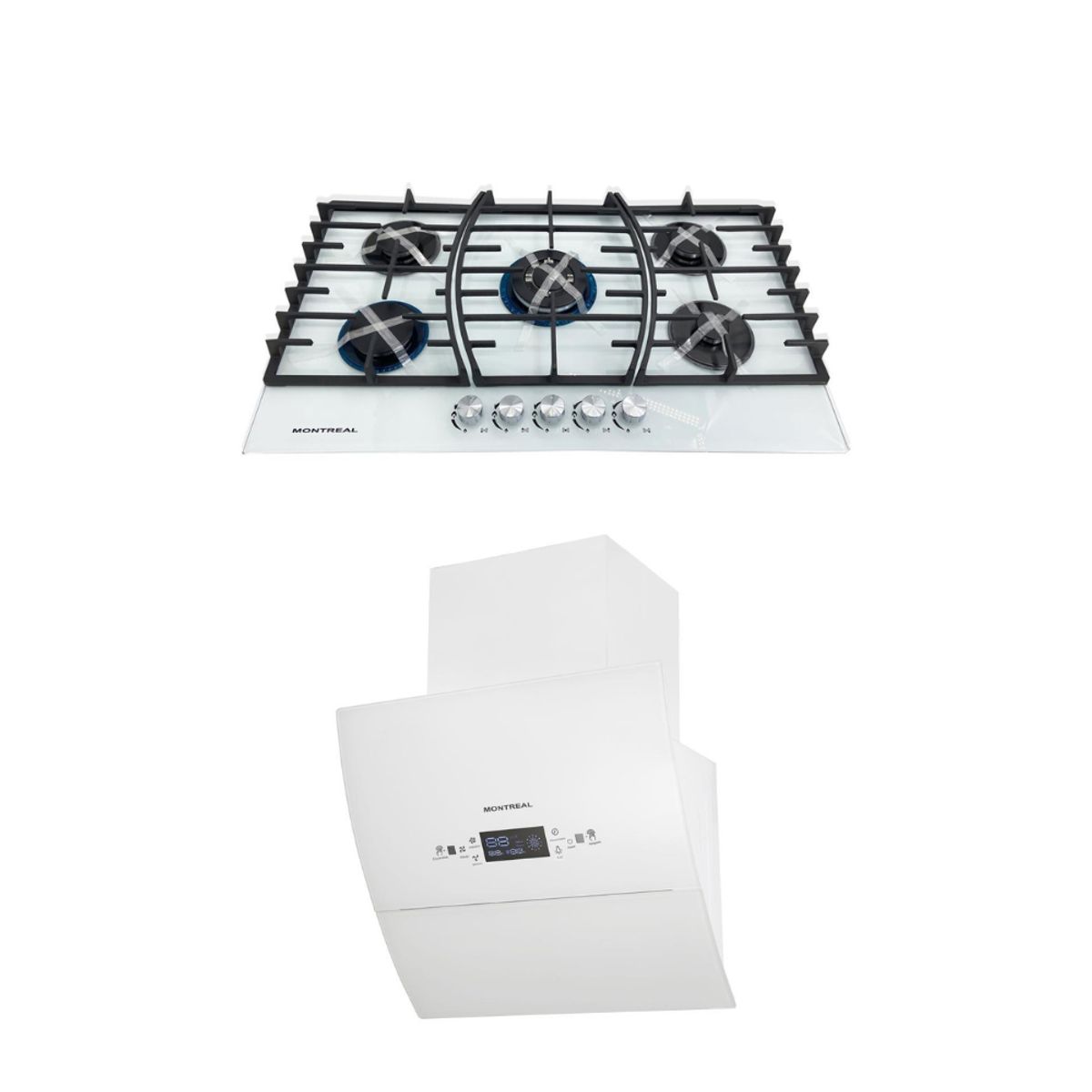 MONTREAL - Combo: Encimera 5 hornillas + campana extractora