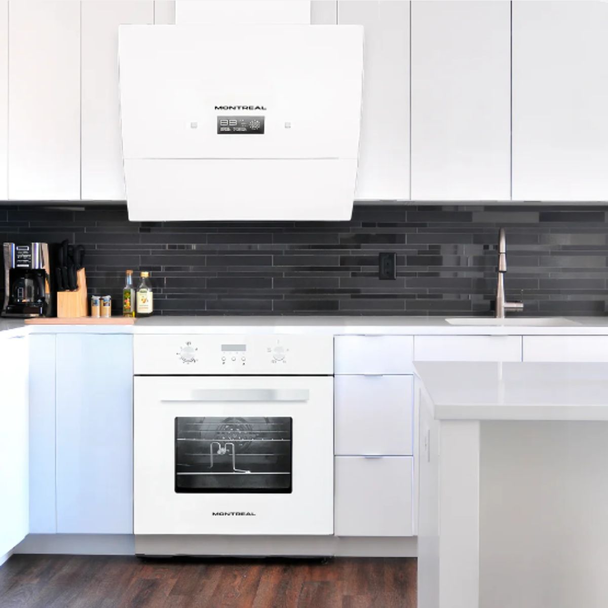 MONTREAL - Combo: Encimera 5 hornillas + campana extractora