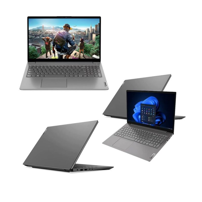 LENOVO - Notebook Lenovo V15 G4 AMN 15.6 Pulgadas FHD TN AMD Athlon Silver 7120U 2.4-3.5GHz 8GB LPDDR5-4800