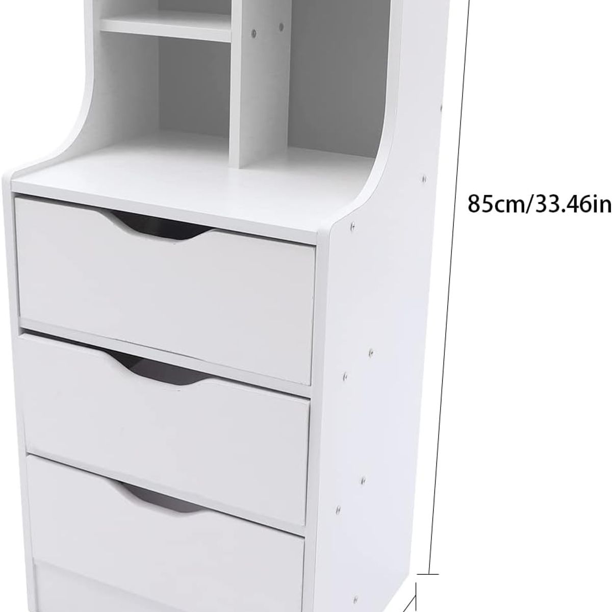 NACION MUEBLES - Velador 3 Cajones Eli