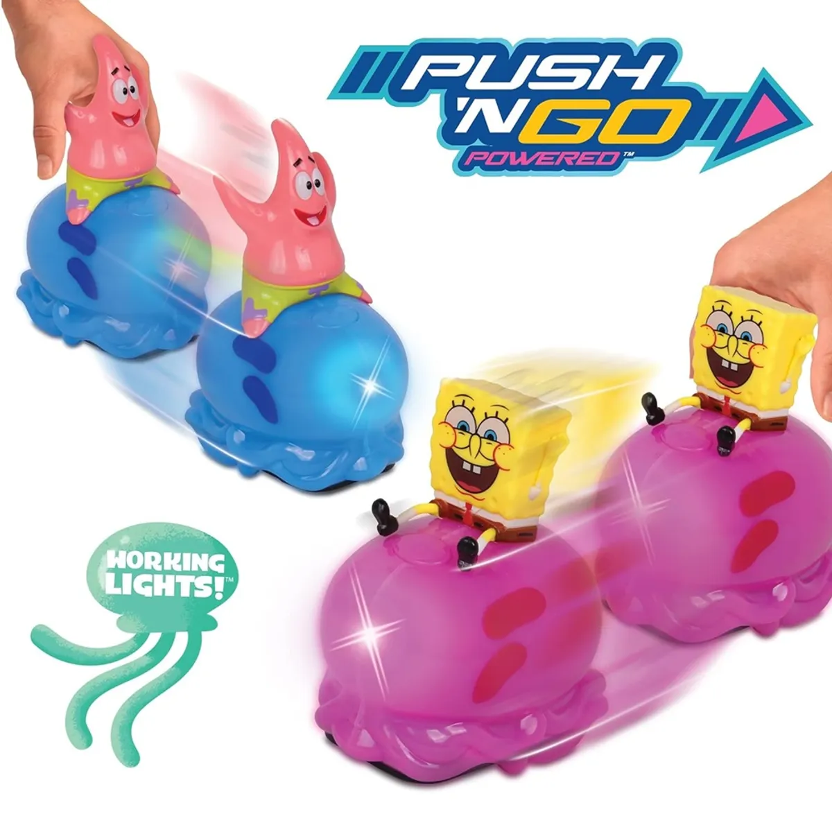 BOB ESPONJA - Bob Esponja y Patricio Medusas a Fricción - Luces y Sonidos