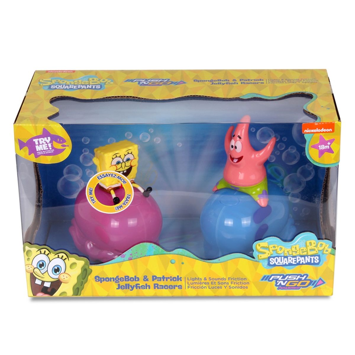 BOB ESPONJA - Bob Esponja y Patricio Medusas a Fricción - Luces y Sonidos