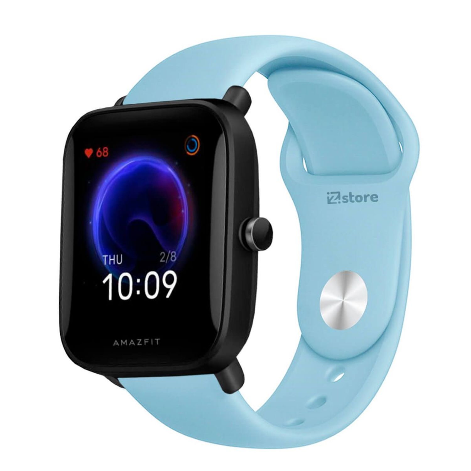 Correa Compatible Con Amazfit Bip U Celeste Cielo Broche 20mm
