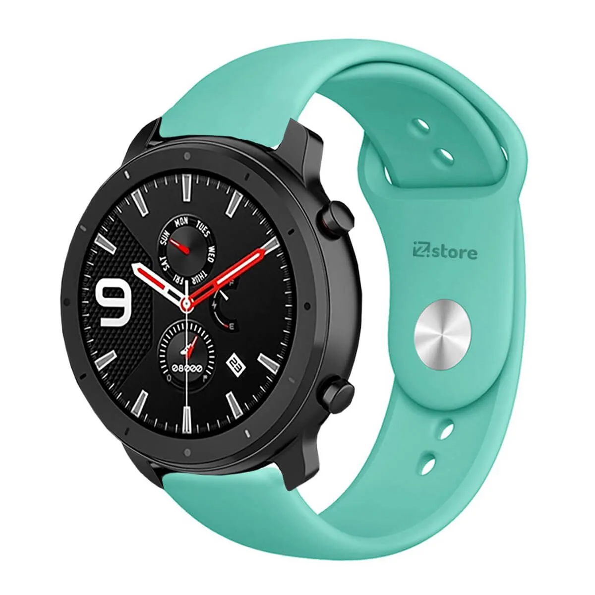 GENERICO - Correa Compatible Con Amazfit GTR 42mm Verde Esmeralda Broche 20mm