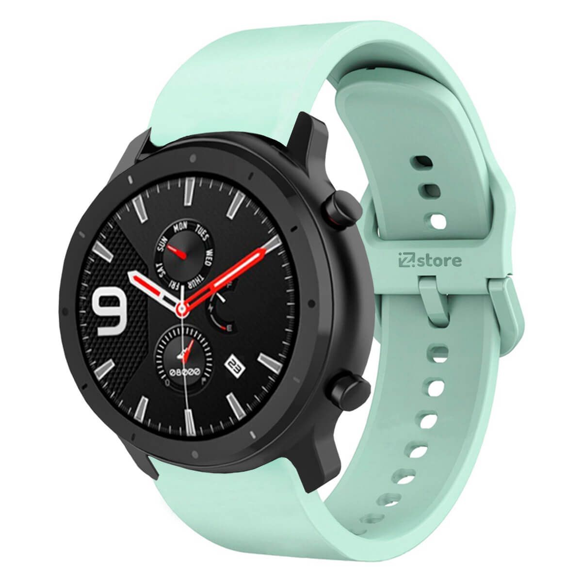 GENERICO - Correa Compatible Con Amazfit GTR 47mm Verde Esmeralda 22mm