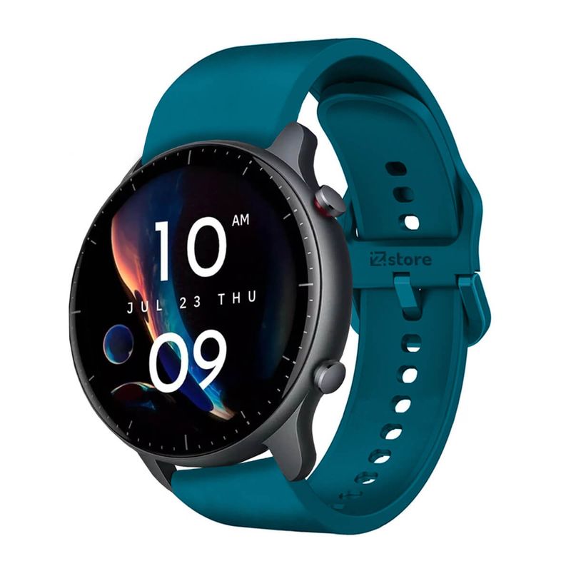 GENERICO - Correa Compatible Con Amazfit GTR2 Azul Turqueza 22mm