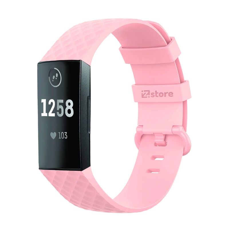 GENERICO - Correa Compatible Con Fitbit Charge 3 Rosado