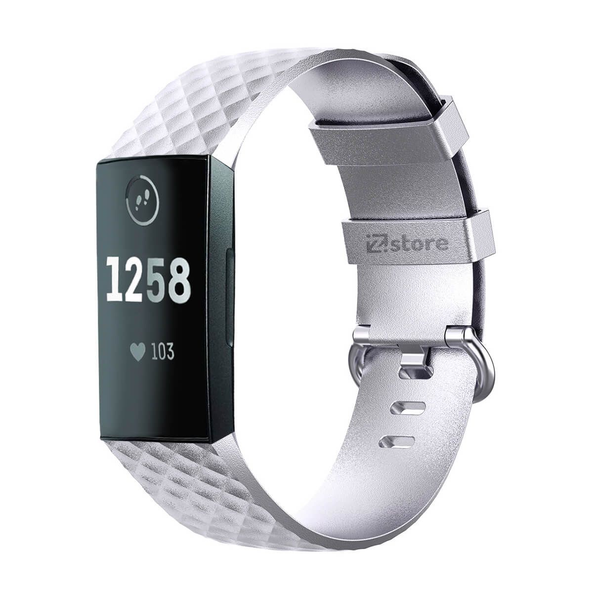 GENERICO - Correa Compatible Con Fitbit Charge 4 Plateado