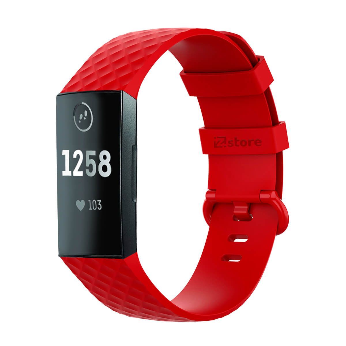 GENERICO - Correa Compatible Con Fitbit Charge 4 Rojo