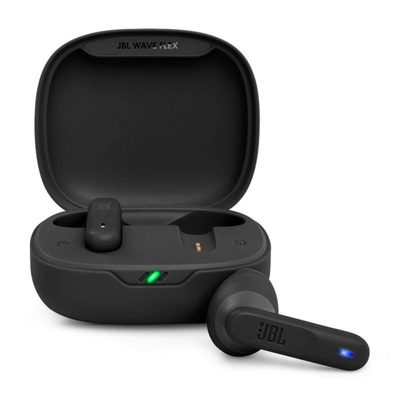JBL - Audífono JBL WAVE FLEX TWS Bluetooth 5.2 Premium Táctil - Negro