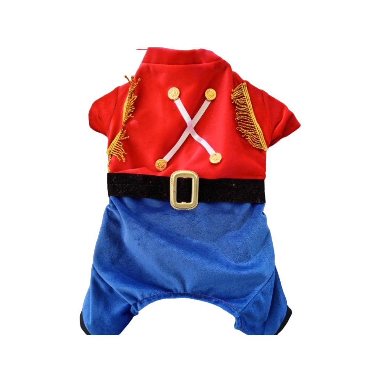 GENERICO - Traje Navideño Cascanueces para perros y/o gato Talla 3