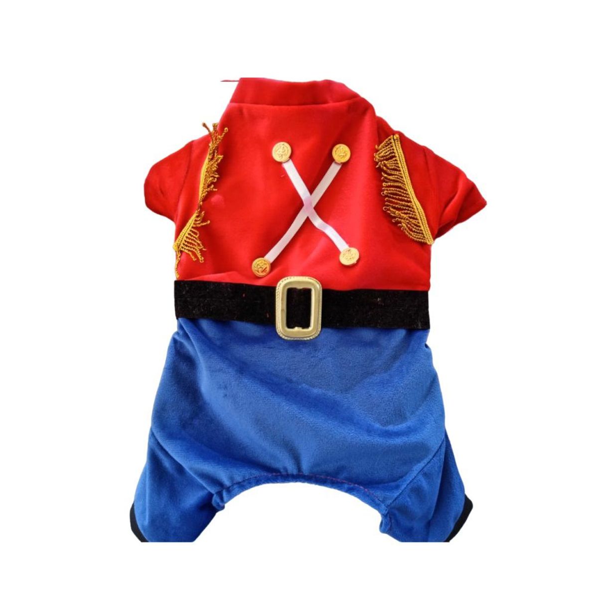 GENERICO - Traje Navideño Cascanueces para perros y/o gato Talla 3