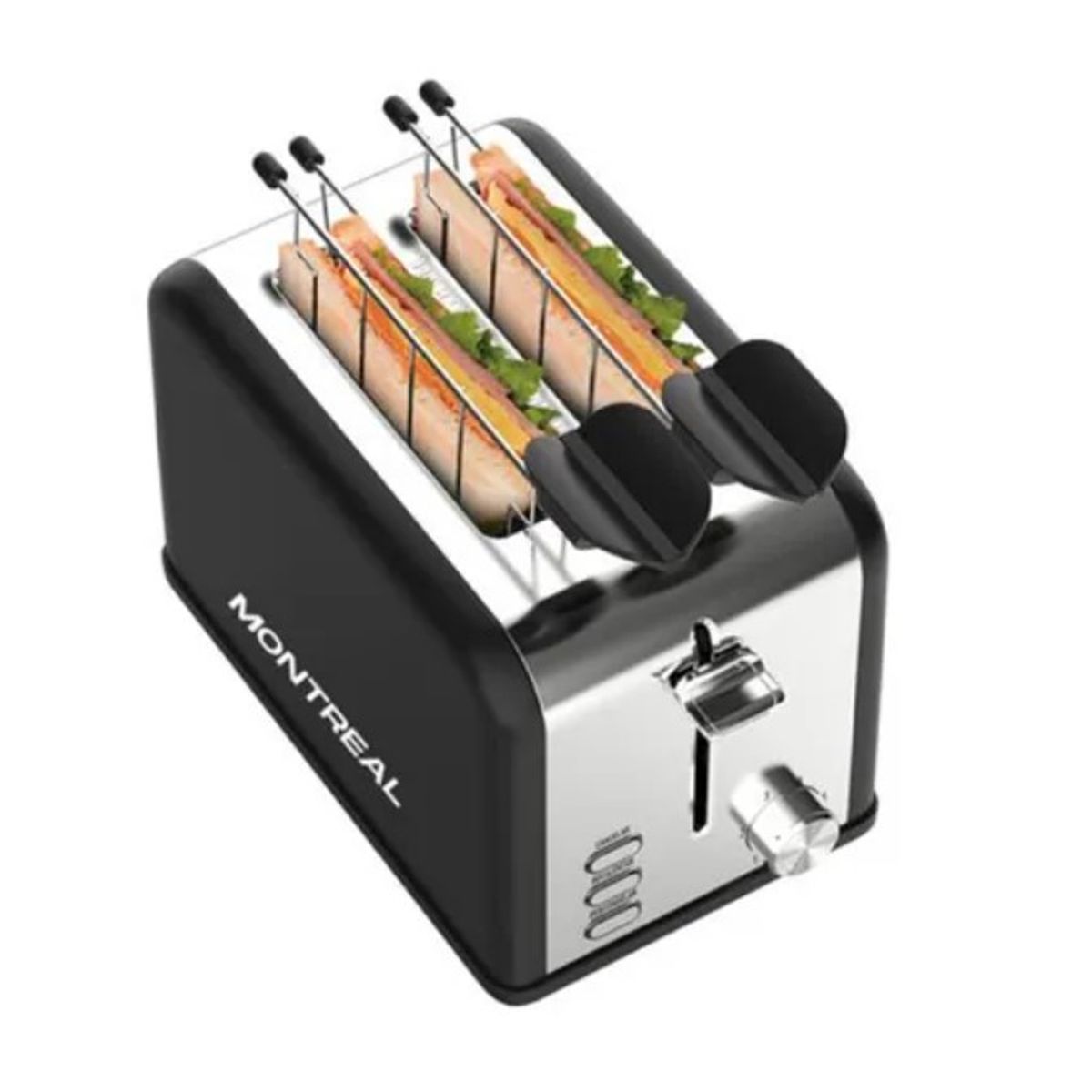 MONTREAL - Tostadora de 2 rebanadas MONTREAL TD-1411 + 2 clips de REGALO