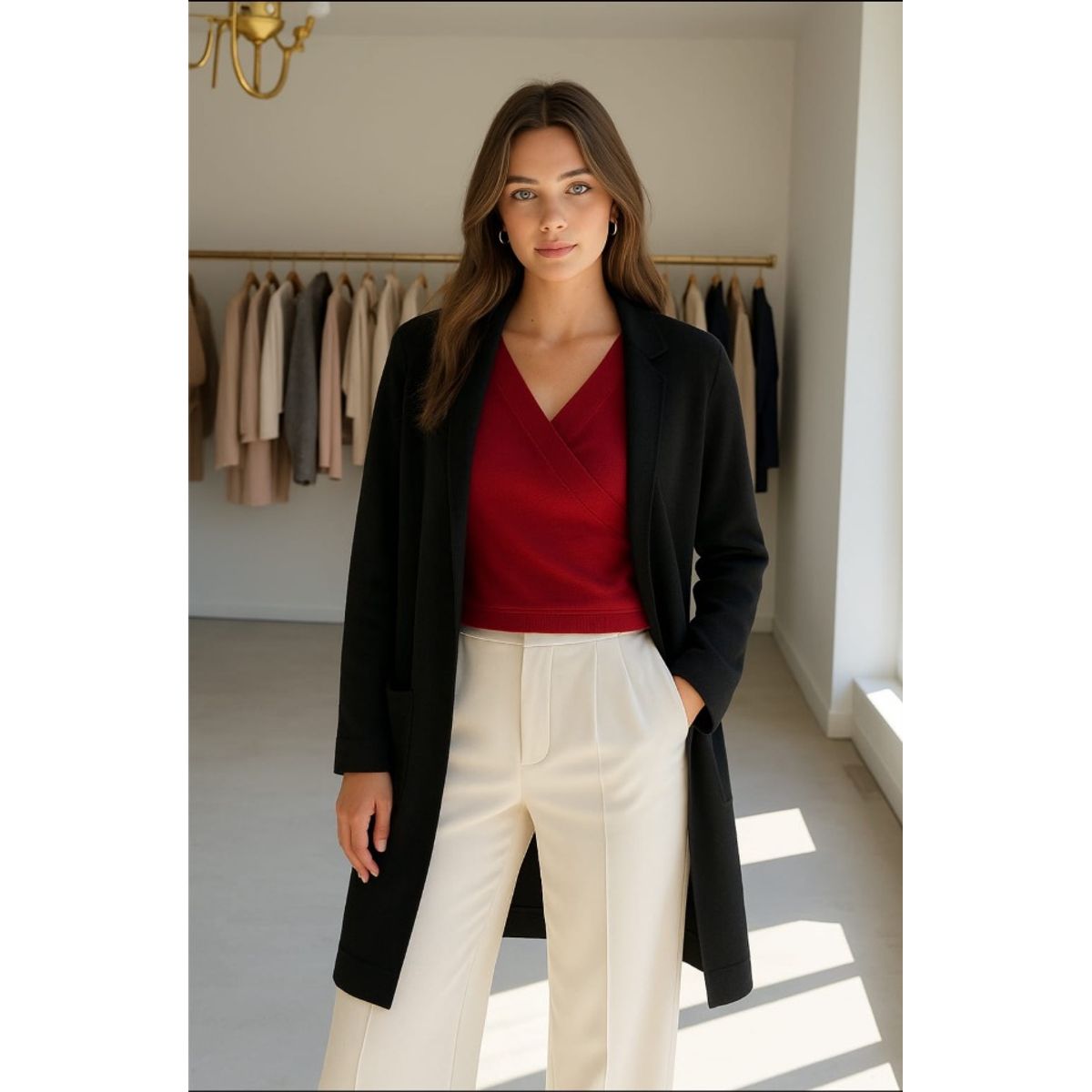 AMA OUTFITTERS - ABRIGO DE CASHMERE MARIANNE