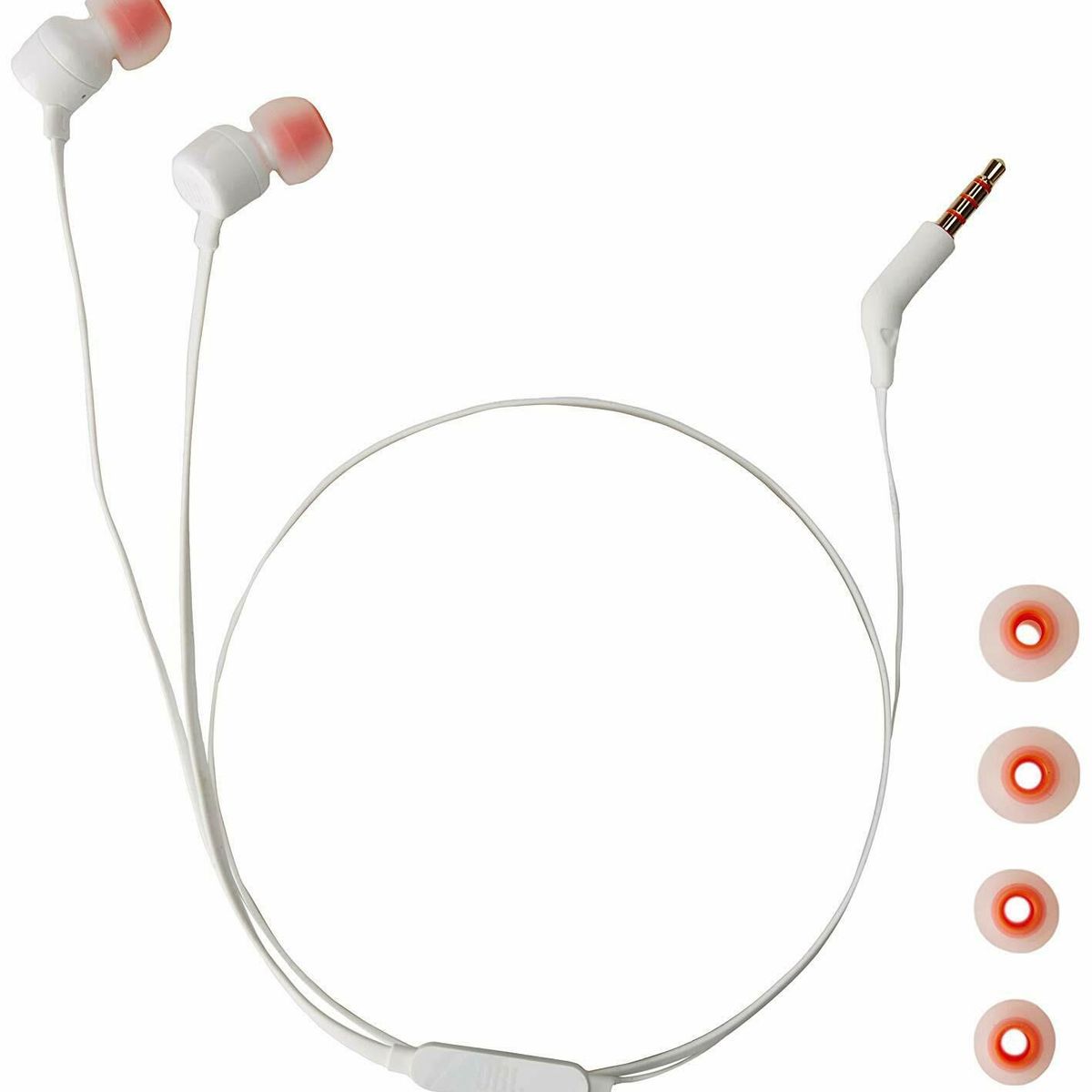 JBL - Audífono JBL T110 Extra Super Bass Cable Graves - Blanco