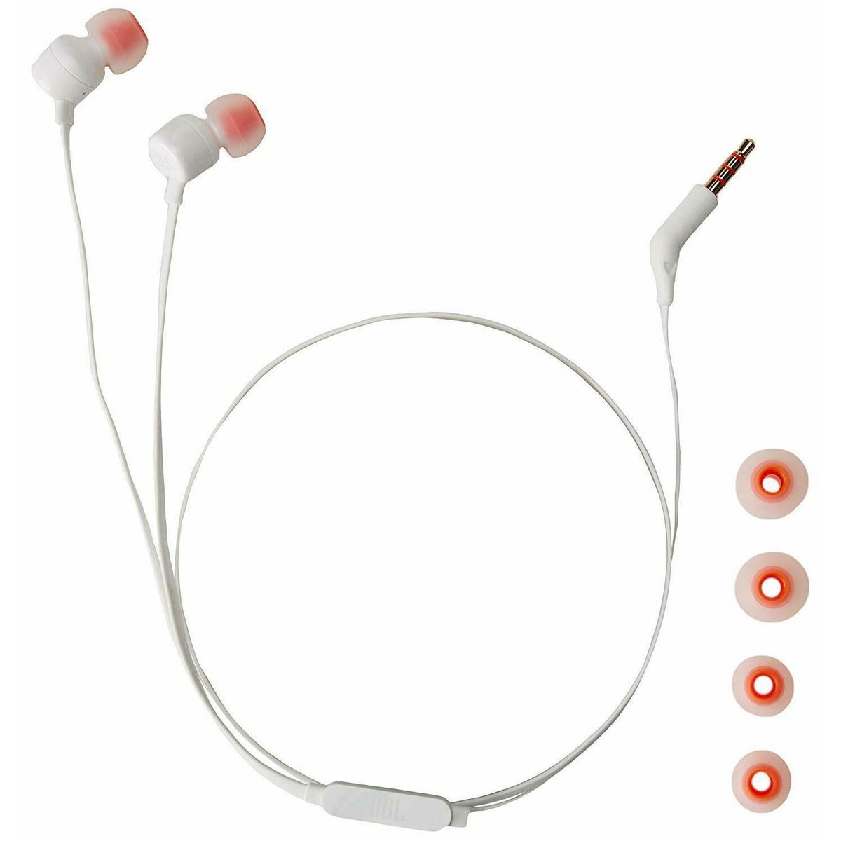 JBL - Audífono JBL T110 Extra Super Bass Cable Graves - Blanco