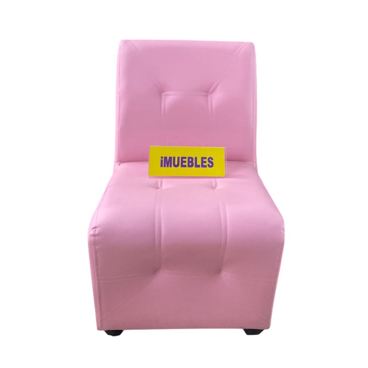 TEMEL - Sillón Individual Sillón Modular Sillón de espera Rosado