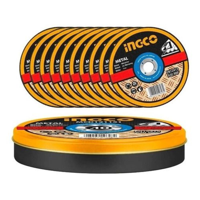 INGCO TOOLS - DISCOS DE CORTE METAL ABRASIVO 25PCS.