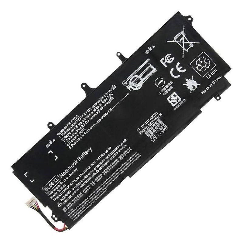 HP - BATERIA PARA HP BL06XL 42Wh 11.1V 6 CELDAS 1040 G0 G1 G2 INT