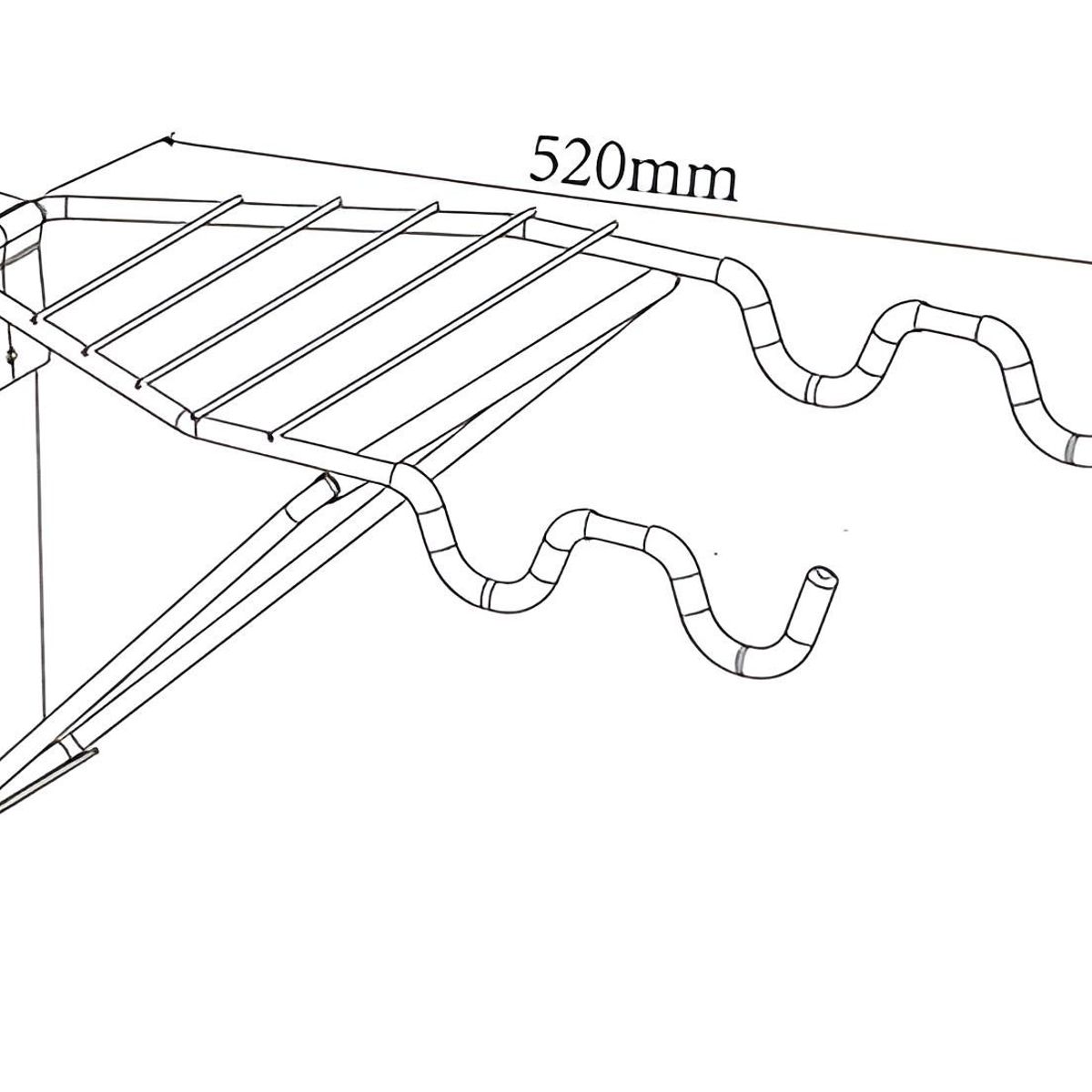 GENERICO - MONTECH - Rack Plegable de Pared para Bicicleta y Casco