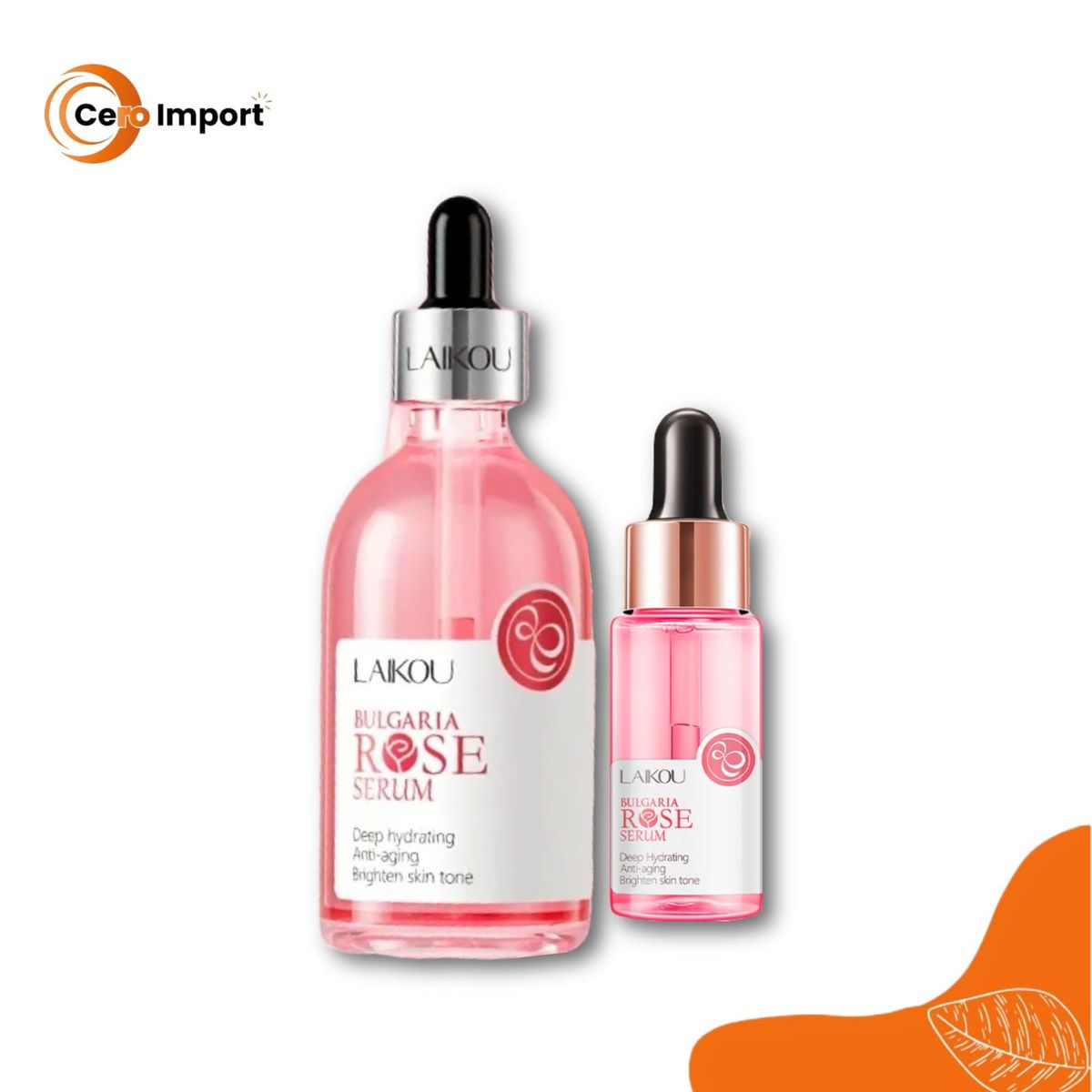 GENERICO - Pack Serum Bulgaria Rose 100 ml y Serum Bulgaria Rose 17ml - Laikou
