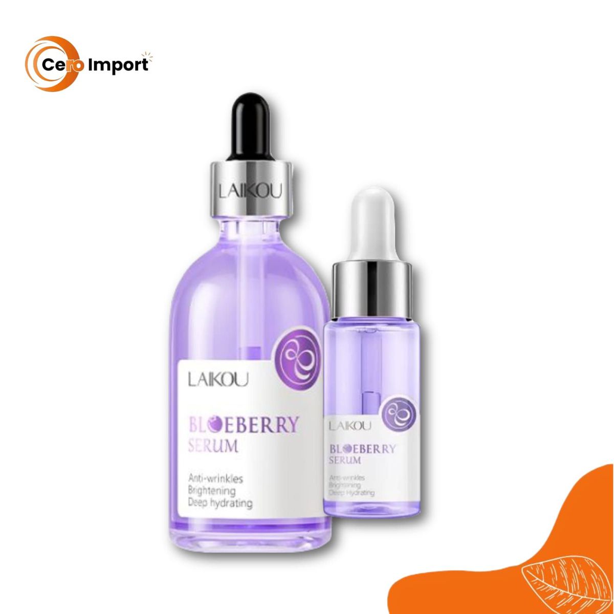 GENERICO - Pack Serum Blueberry 100 ml y Serum Blueberry 17ml - Laikou