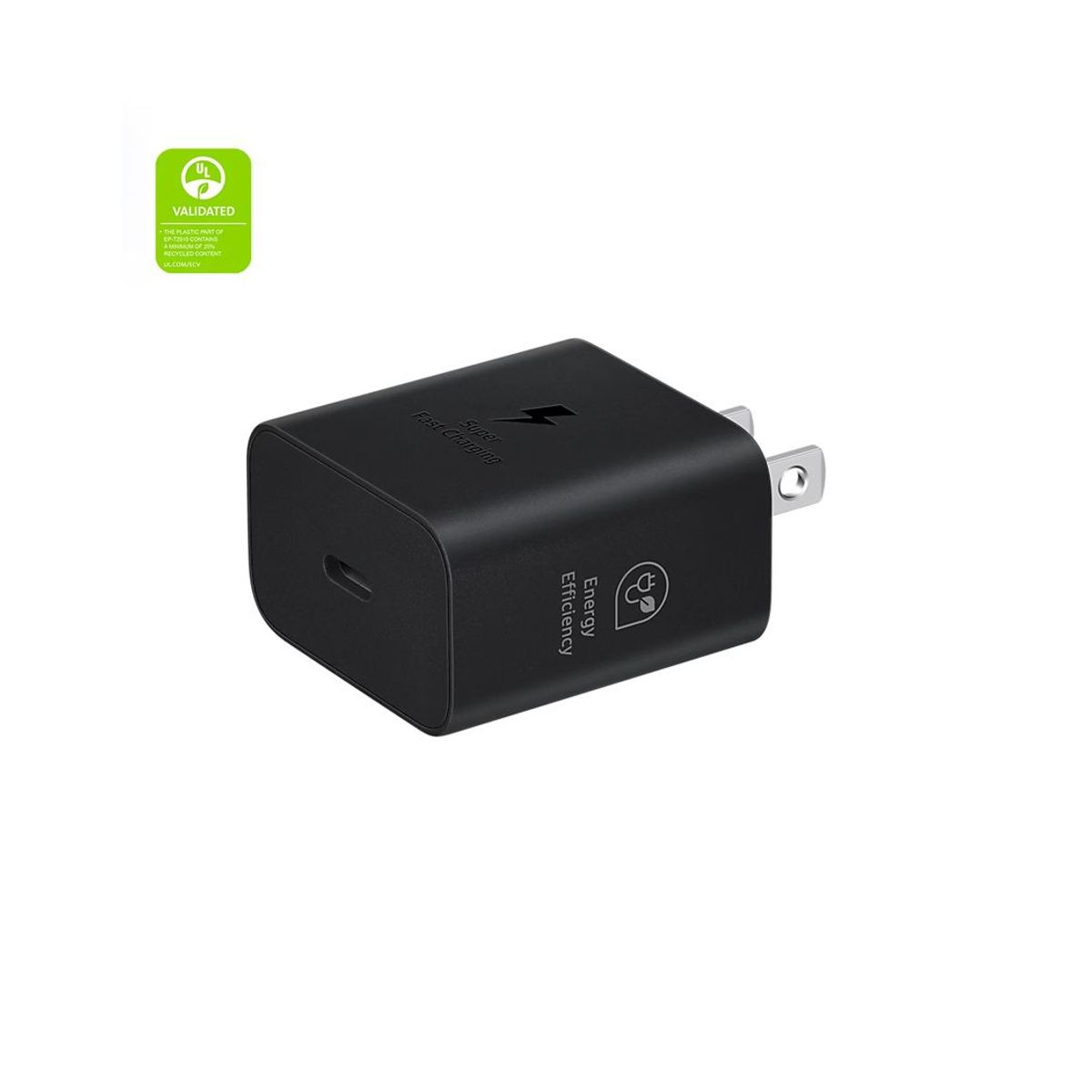 SAMSUNG - Cargador de Pared Tipo C 25W para S23 Fe Negro