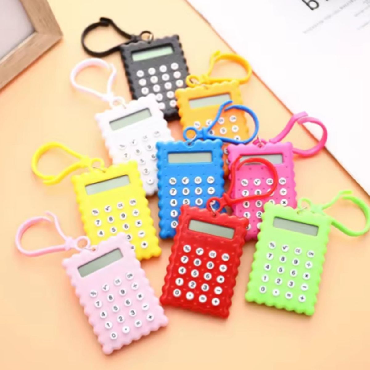 GENERICO - Llavero con Mini calculadora funcional