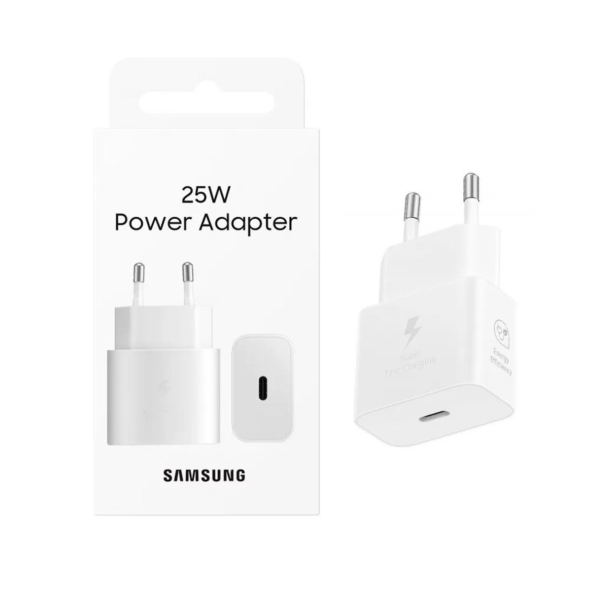 SAMSUNG - Cargador de Pared Tipo C 25W para A54 Original Blanco