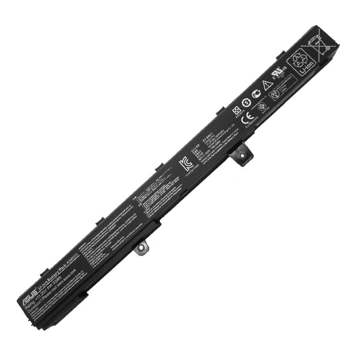 ASUS - BATERIA PARA ASUS A41N1308 37Wh 3 CELDAS 14.4V X451 X451C X551