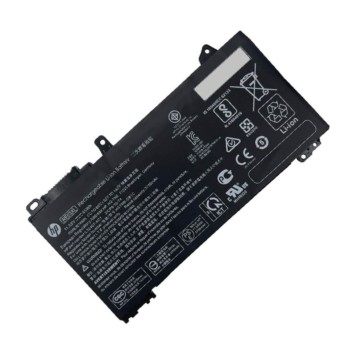 HP - BATERIA PARA HP RE03XL 45Wh 11.55V 3 CELDAS 430 440 445 450 G6 INT