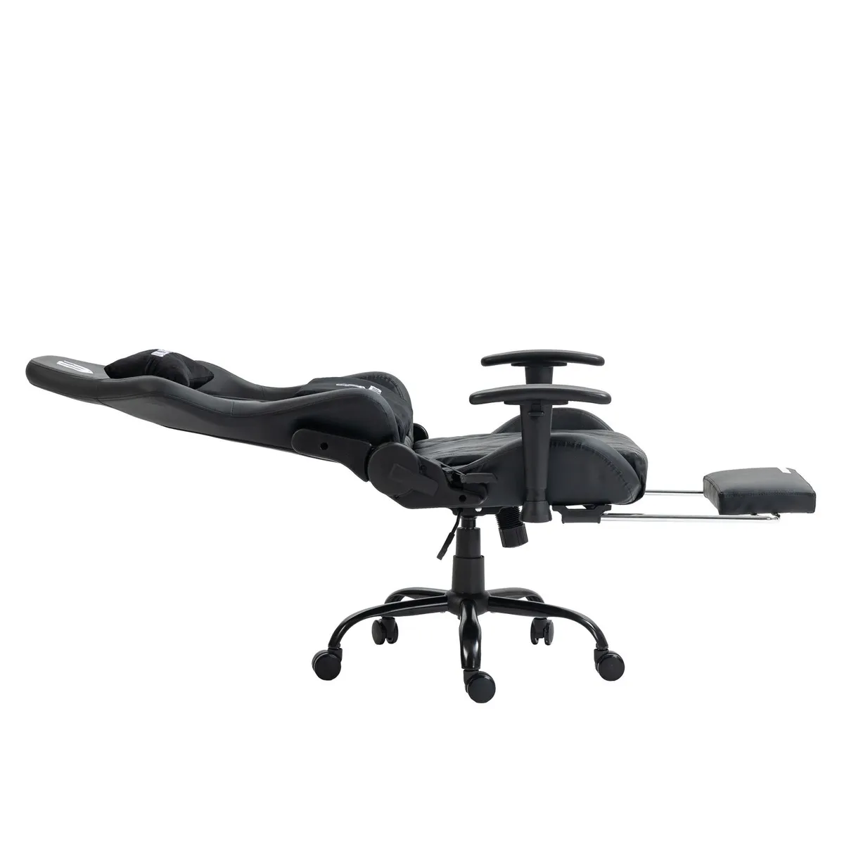 UNLIMITED - Silla Gamer Ergonómica Majestic Negro Posapies 180° Masajeador Lumbar