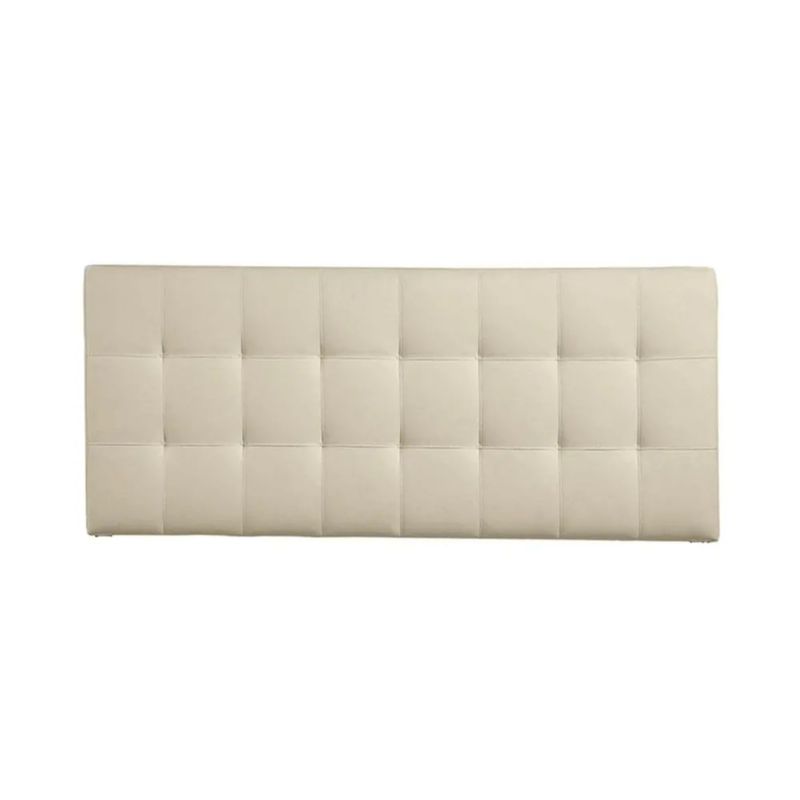 MAVISAC - Cabecera Lily Mavisac Plaza Queen Color Marfil - Tela