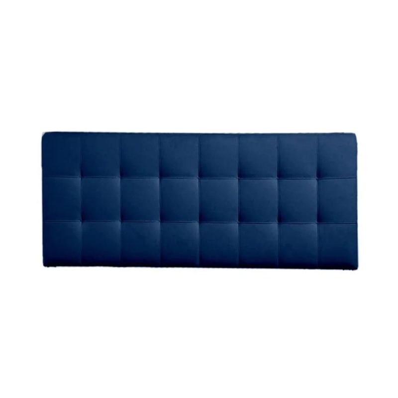 MAVISAC - Cabecera Lily Mavisac Plaza Queen Color Azul Noche - Tela