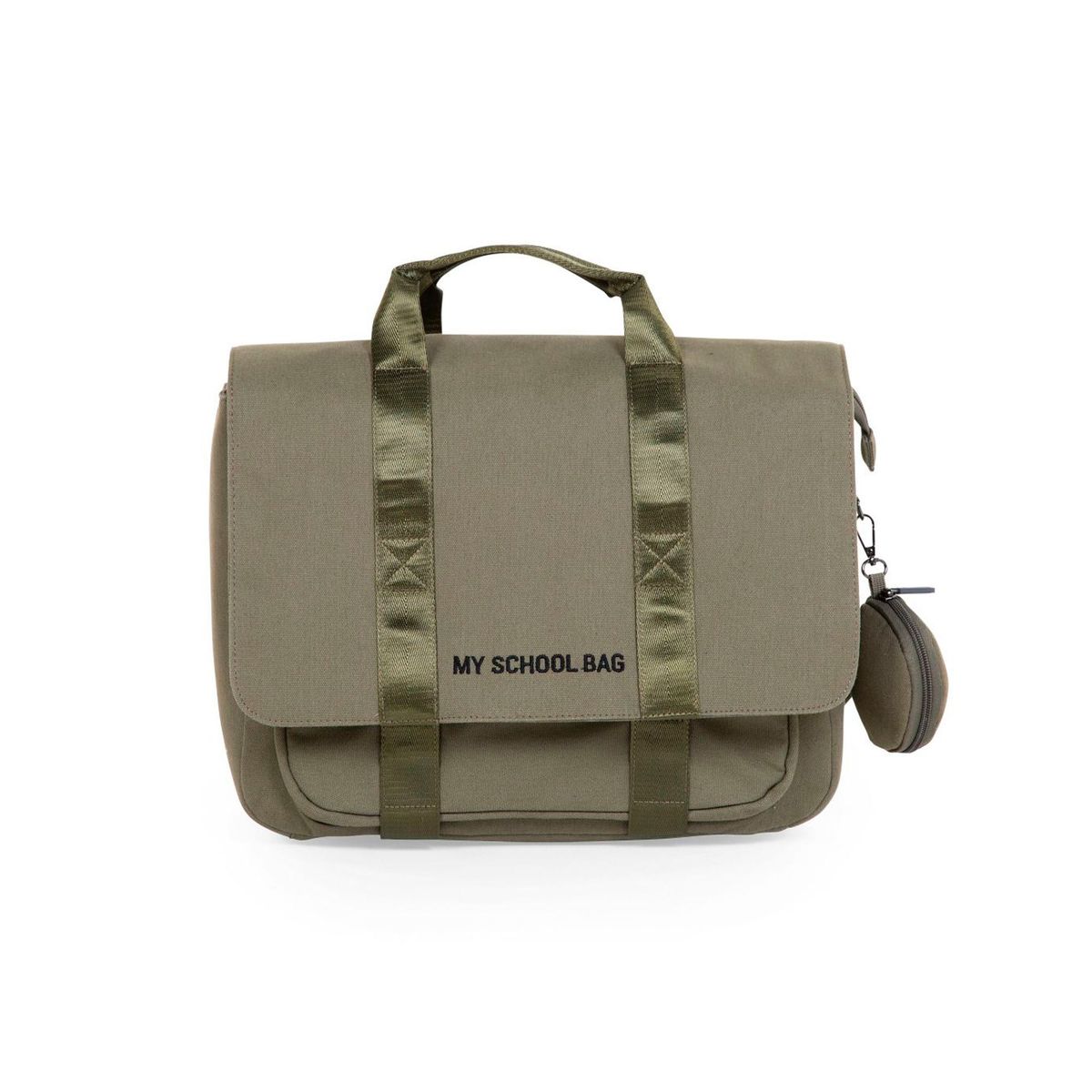 CHILDHOME - MOCHILA PARA NIÑOS MY SCHOOL BAG LONA CAQUI CHILDHOME