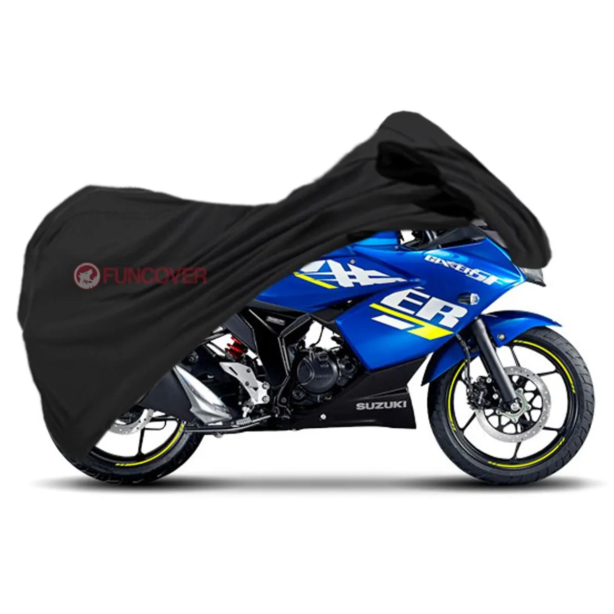 FUNCOVER - Funda Para Moto SUZUKI GIXXER SF 150 Deportiva Cobertor Impermeable Filtro Uv