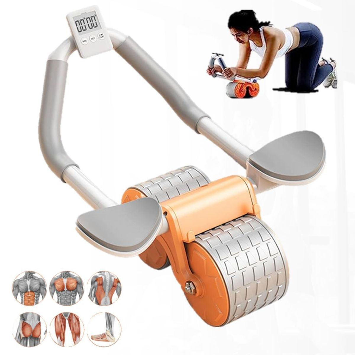 GENERICO - Rueda De Rebote Abdominal Con Temporizador