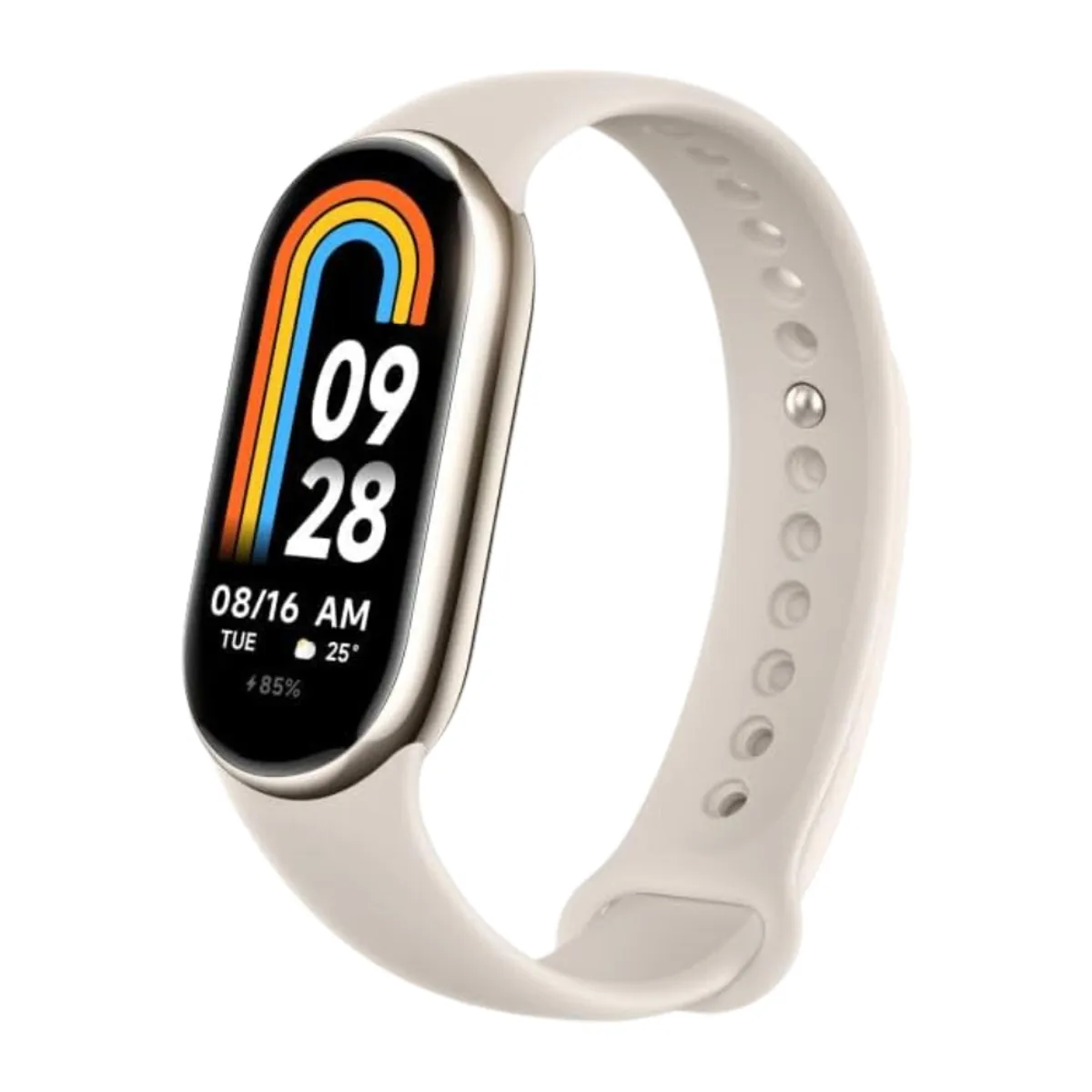 XIAOMI - Pulsera Inteligente Xiaomi Smart Band 8 BT 5ATM Hasta 16 días - Dorado