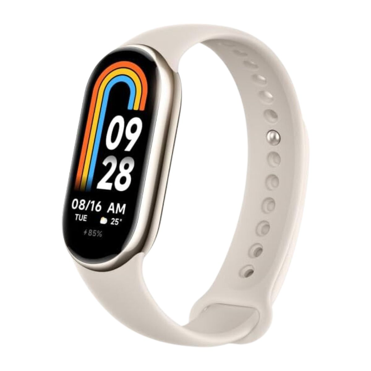 XIAOMI - Pulsera Inteligente Xiaomi Smart Band 8 BT 5ATM Hasta 16 días - Dorado