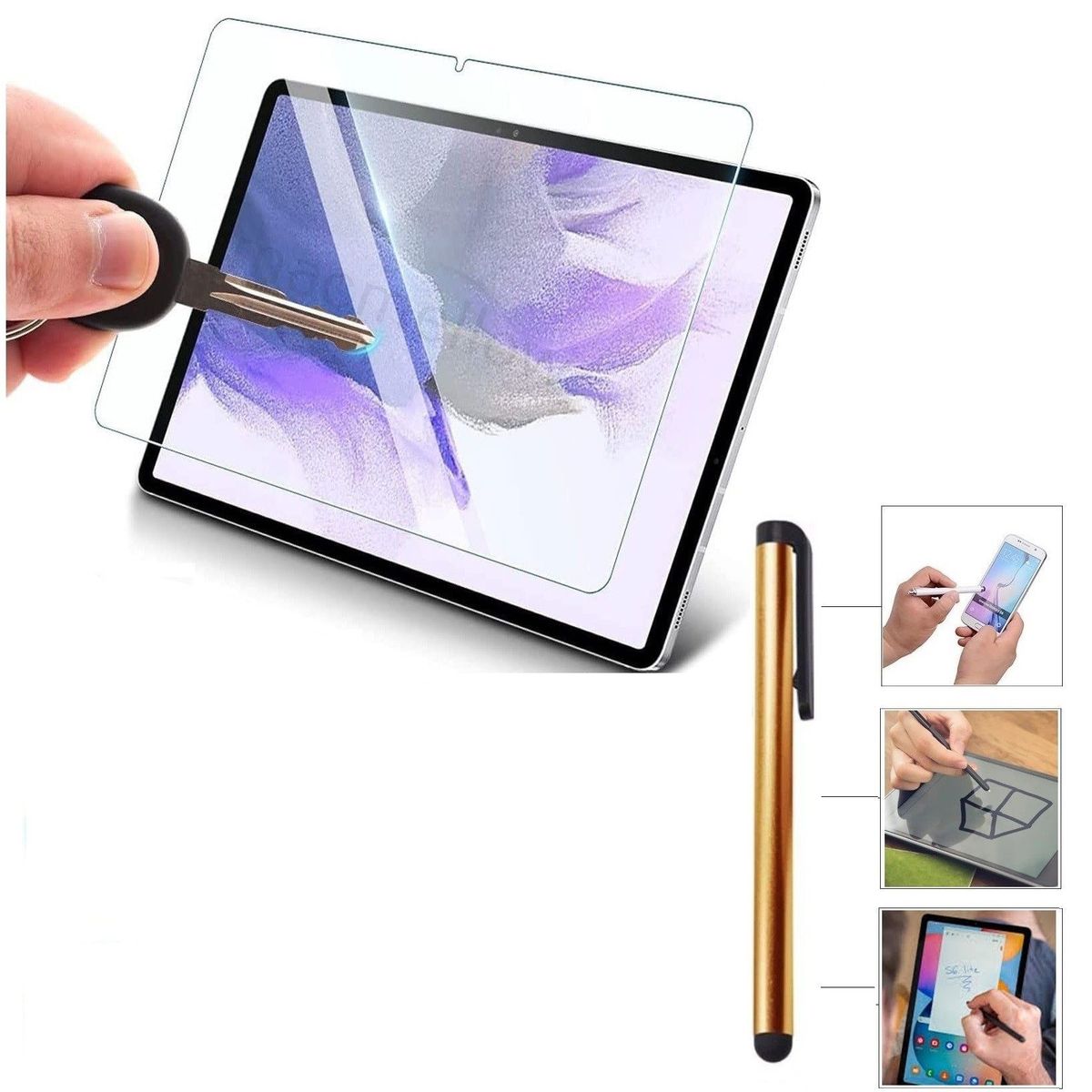 GENERICO - Protector de Pantalla & Lapiz Optico para Samsung Tab S8 11.0 SM-X700