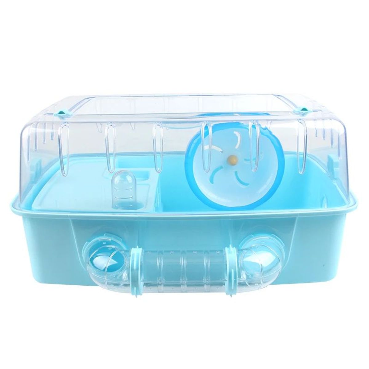 GENERICO - Jaula para Hamster Casa para roedor Grande equipada Celeste