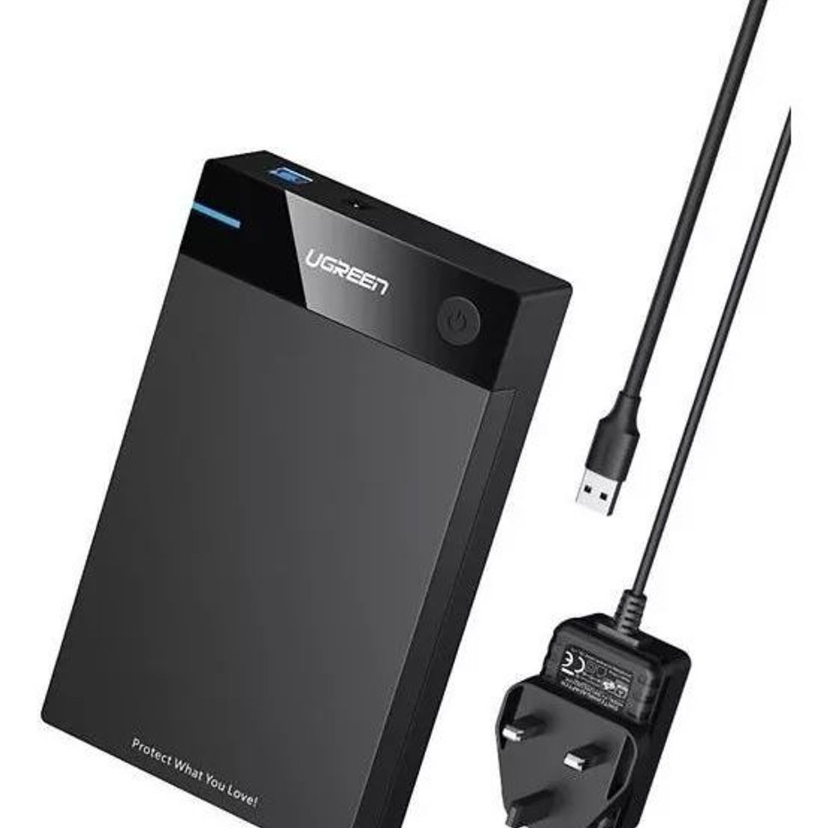 UGREEN - Case Enclosure Externa para Disco 2.5/3.5¨ SSD/HDD Usb 3.0