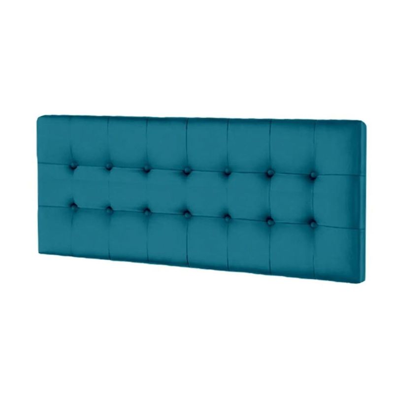 MAVISAC - Cabecera Vinilo Mavisac Plaza King Color Acero - Tela