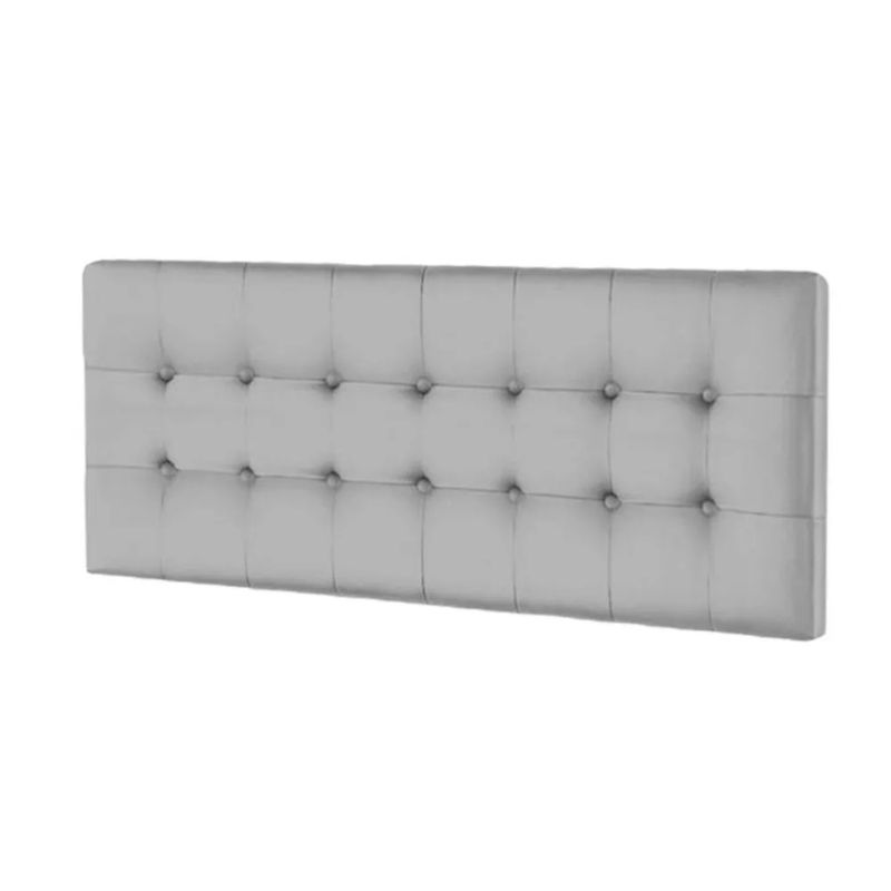 MAVISAC - Cabecera Vinilo Mavisac Plaza Queen Color Plata - Tela