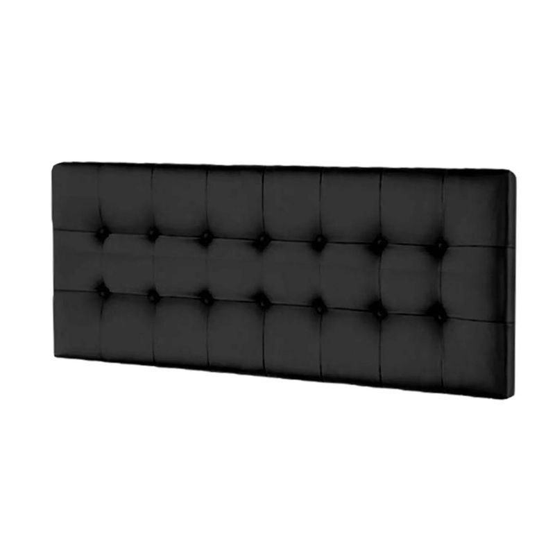 MAVISAC - Cabecera Vinilo Mavisac Plaza Queen Color Negro - Tela